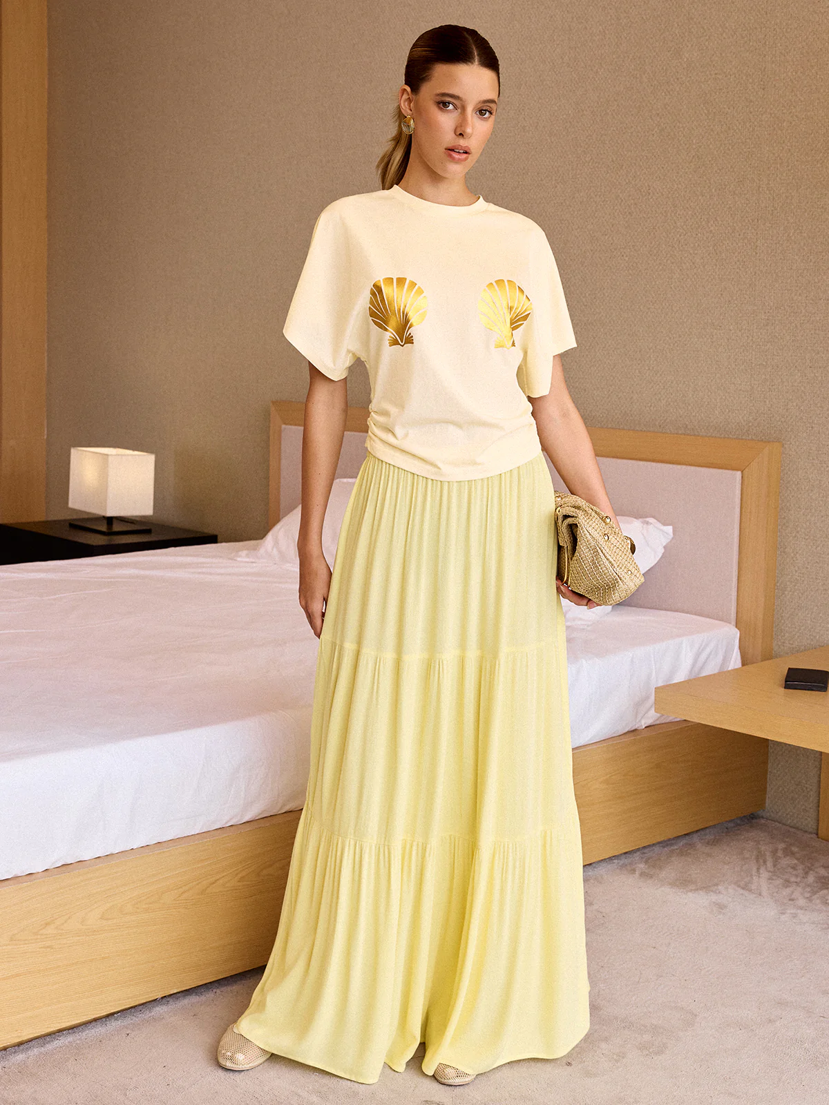 Shell Print T-Shirt - Takermore