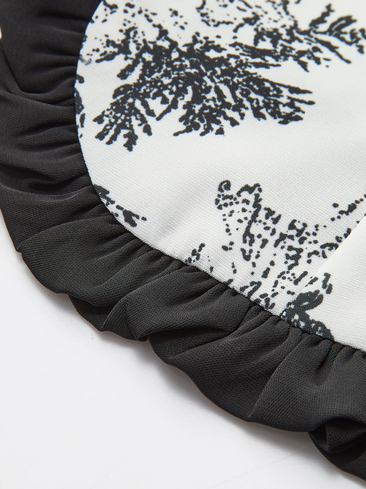 Retro Printed Slim Polo Blouse - Takermore