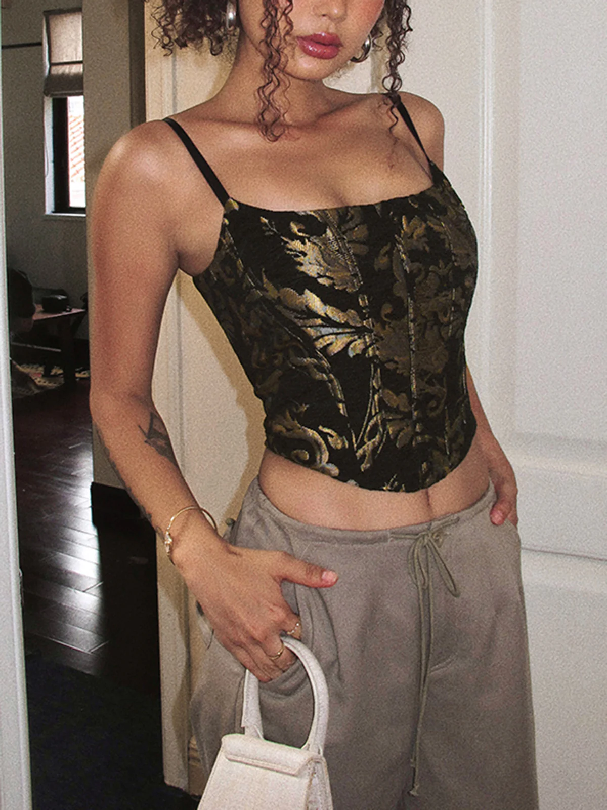 Vintage Drawstring Corset - Takermore