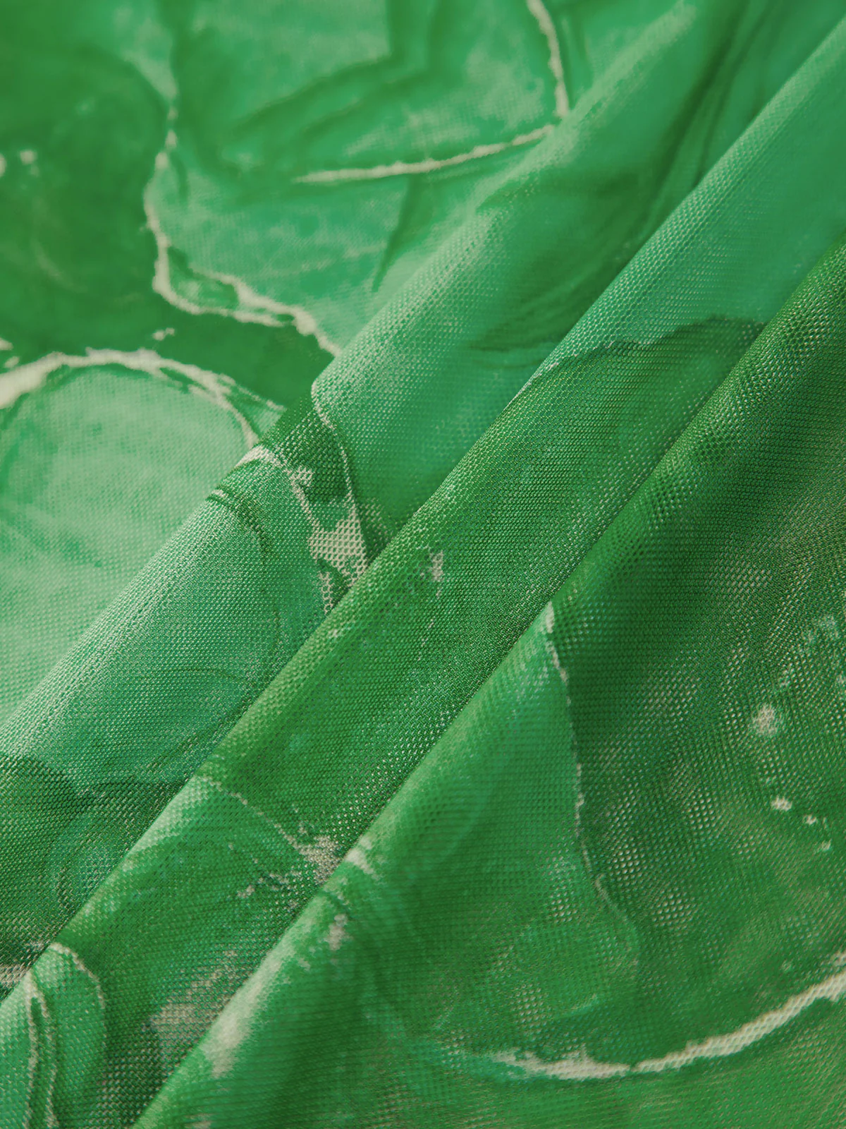 Spring Flames Mesh Three Piece Bikini Bathing Suit - Takermore