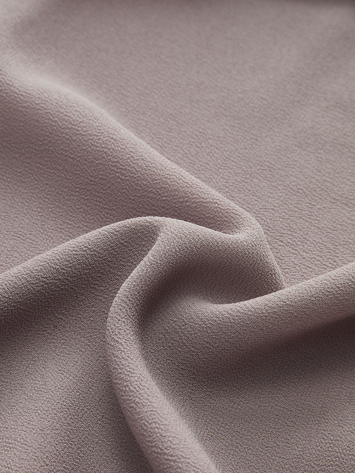 Semi-Sheer Button Pleated Chiffon Blouse - Takermore