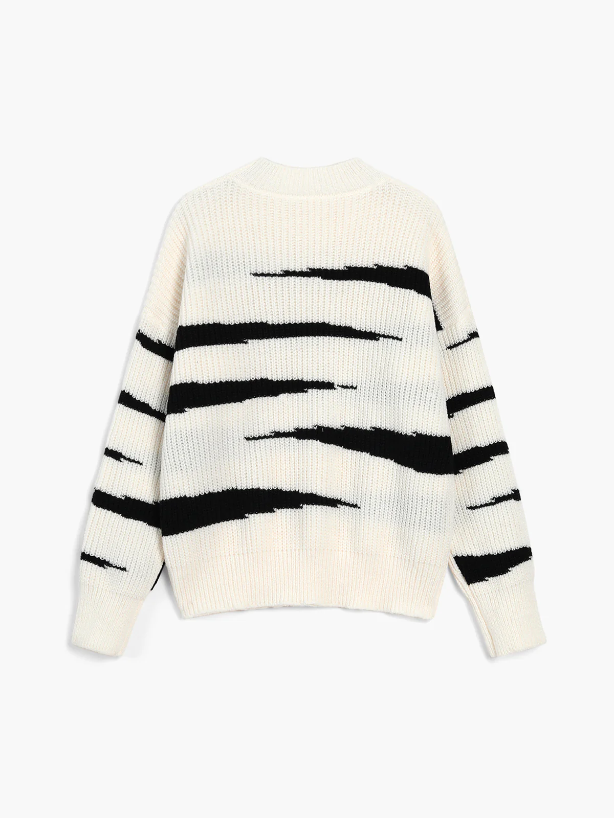 Mountains In Clouds Oversized Sweater - Takermore