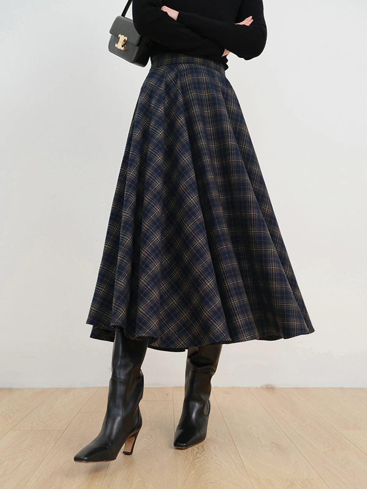 Keep In Check Long Skirt - Takermore