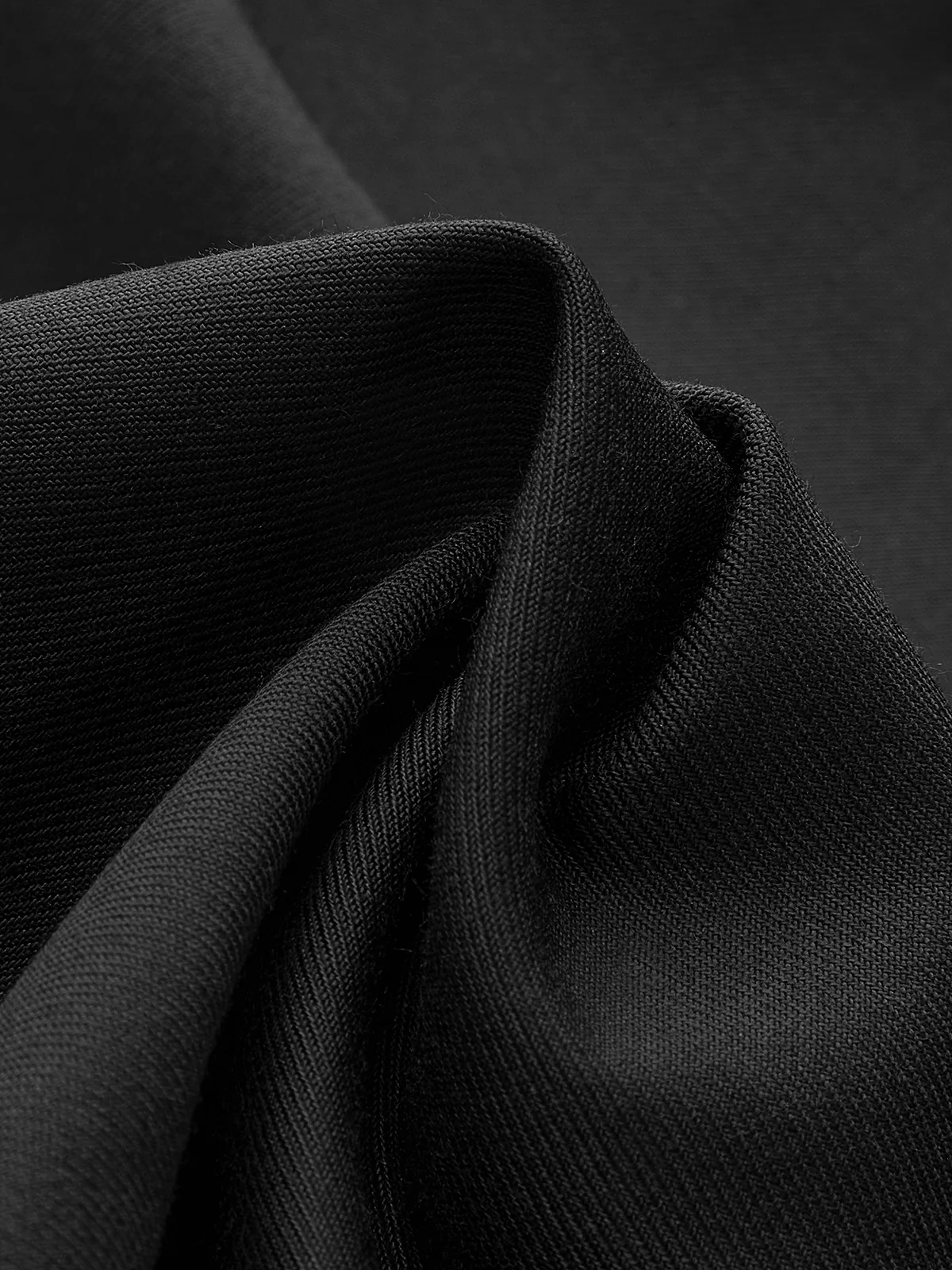 Asymmetrical Layer Button Wide Leg Dress Pants - Takermore