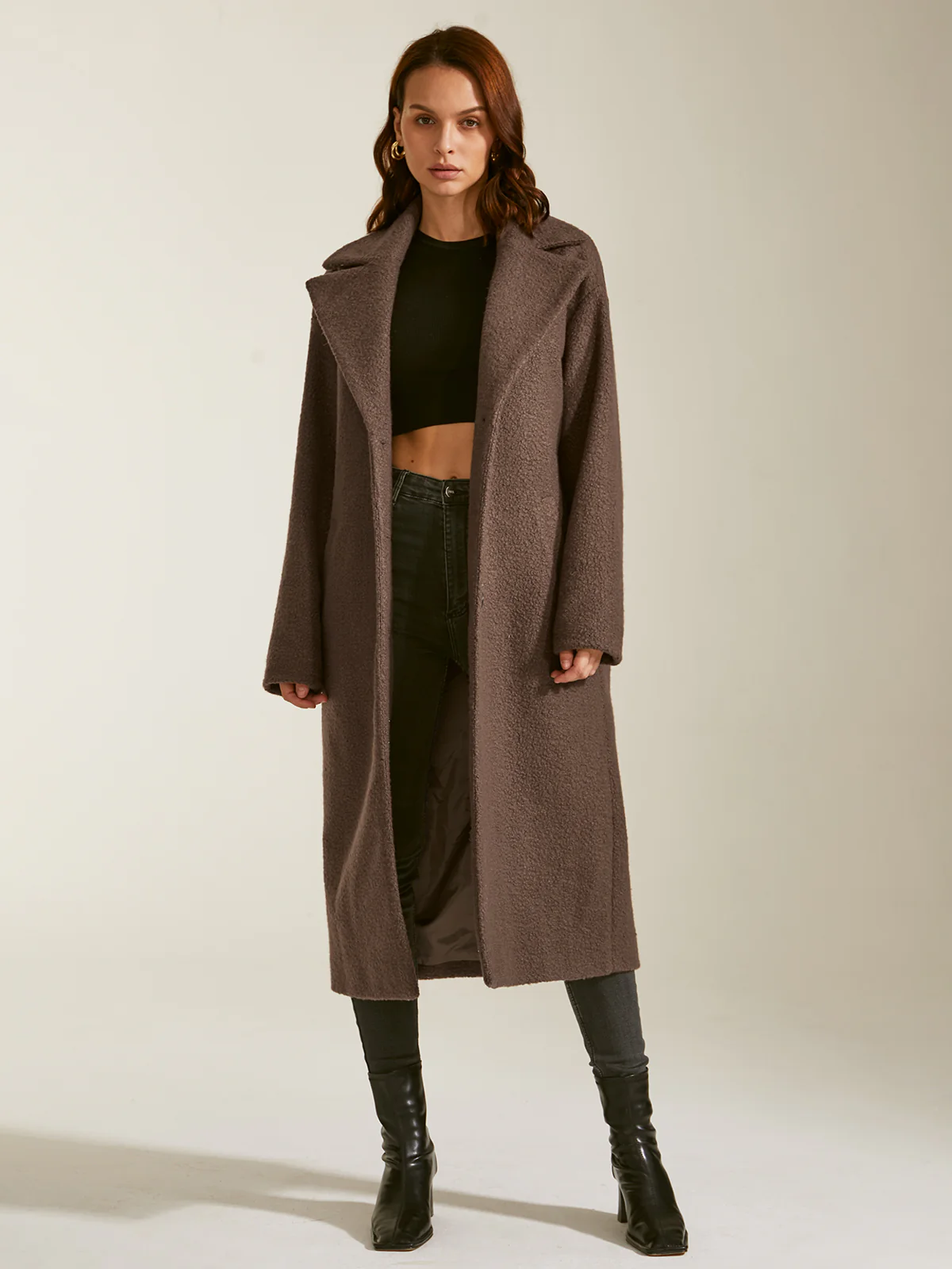 Oversized Essential Long Coat - Takermore