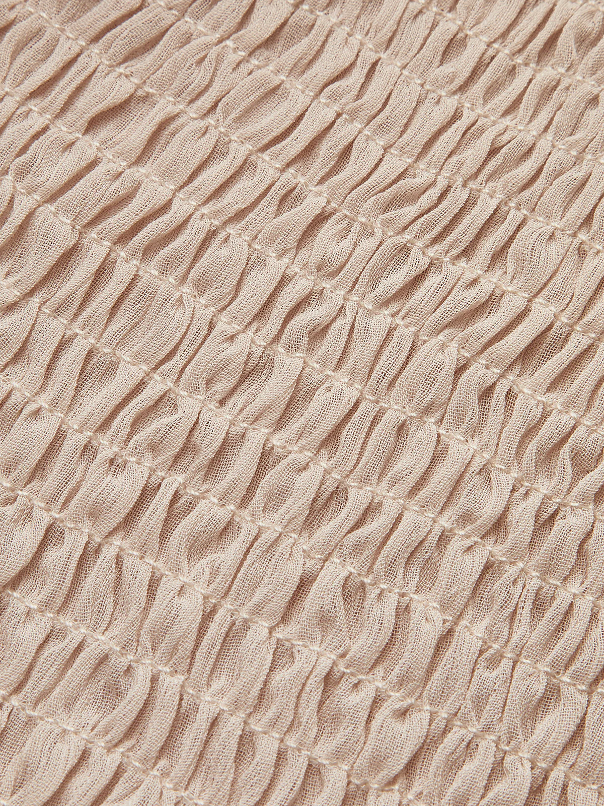 Semi-Sheer Chiffon Ruffle Backless Top - Takermore