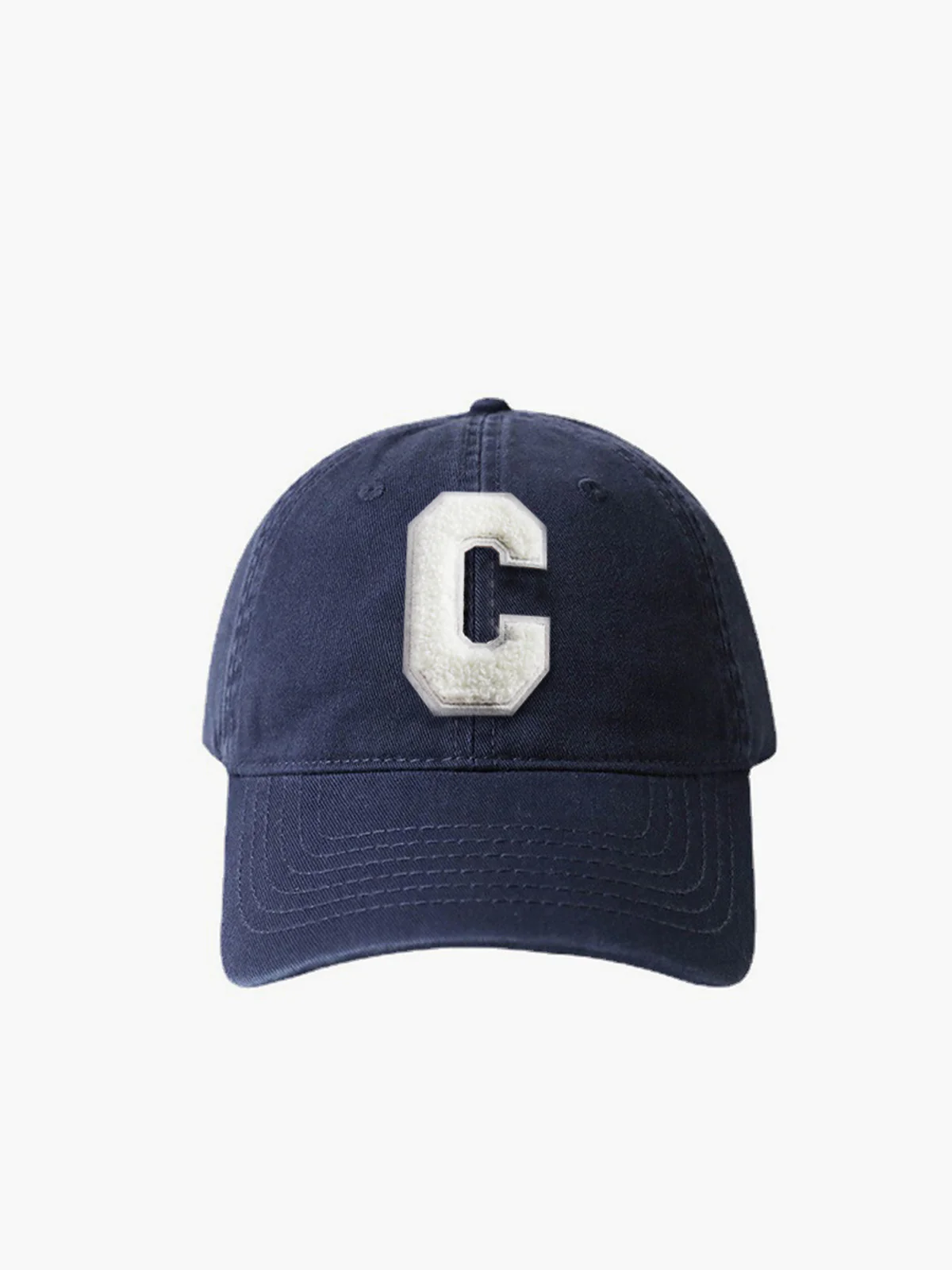 Cotton C-Letter Soft Top Cap Hat - Takermore