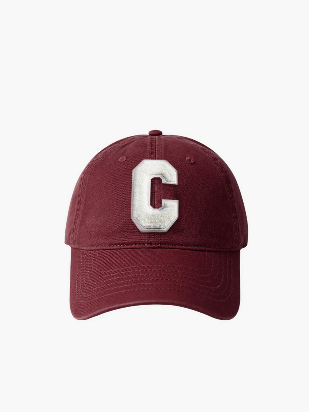 Cotton C-Letter Soft Top Cap Hat - Takermore