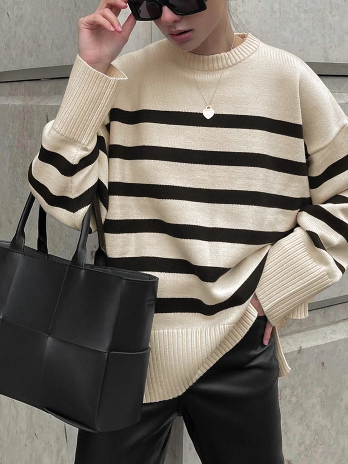 Parisian Stripe Sweater - Takermore
