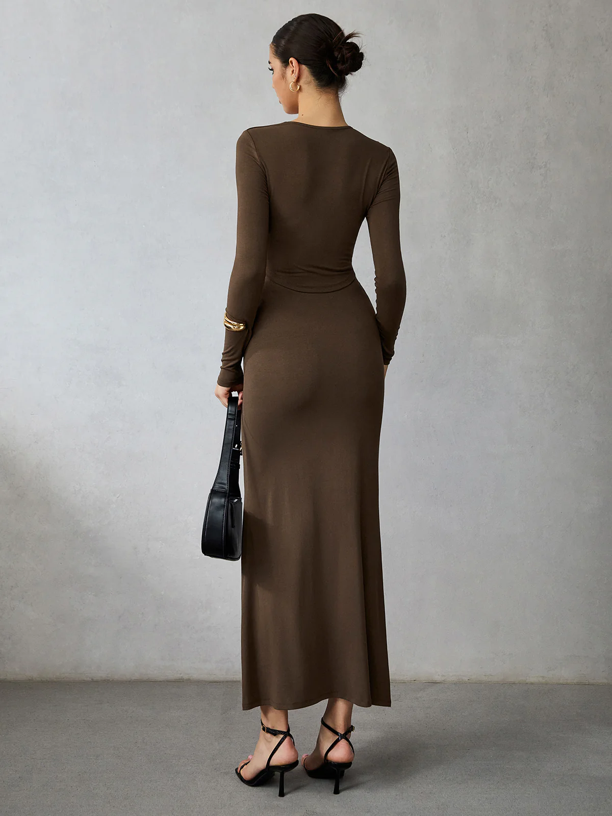 Asymmetrical Long Sleeve Skirt Set - Takermore