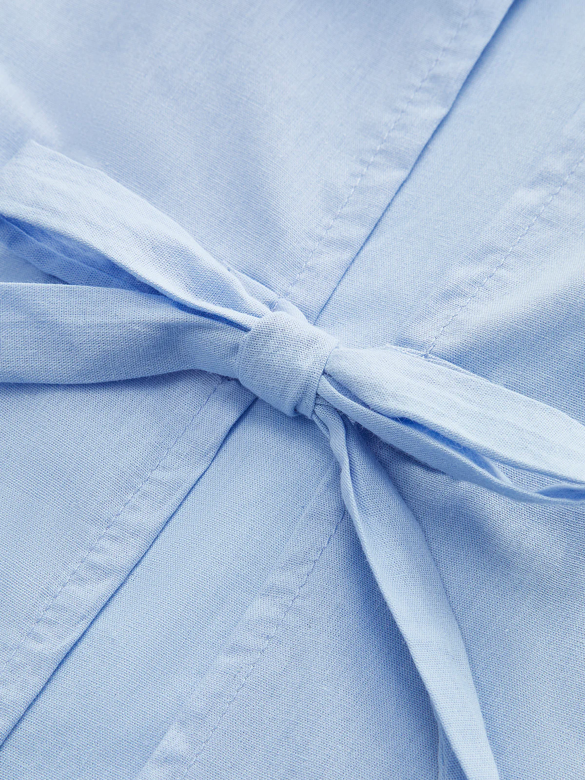 Bow-Front Panel Pleated Blouse - Takermore