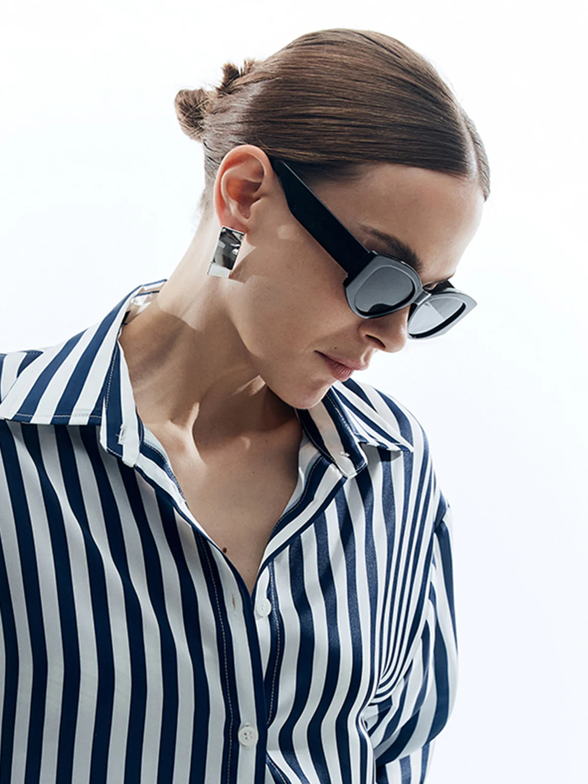 Large Frame Cat Eye Vintage Sunglasses - Takermore