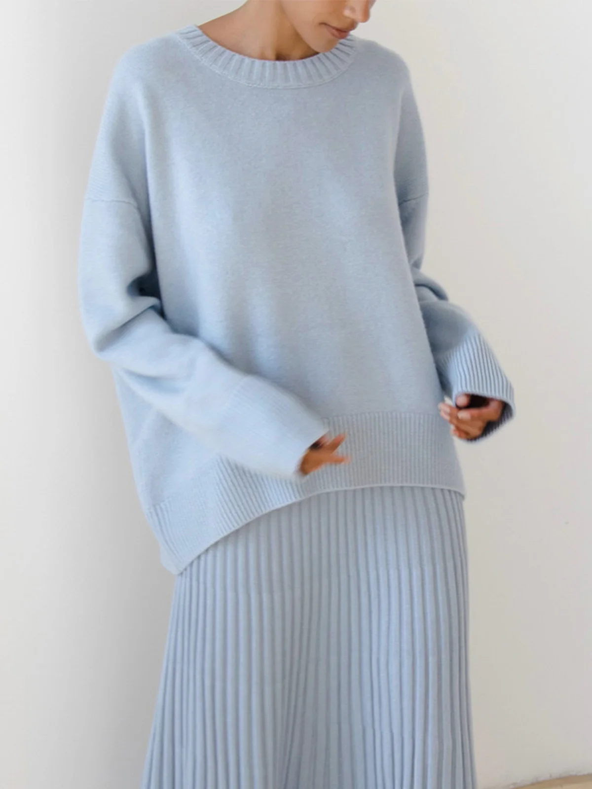 Candyfloss Oversized Pullover Sweater - Takermore