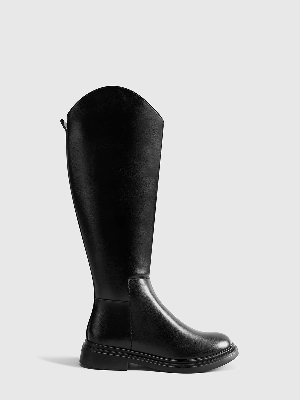 Rounded Toe Knee High Boots - Takermore