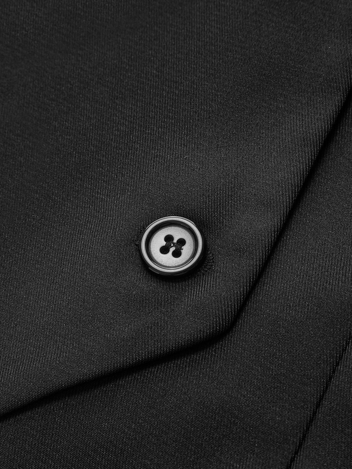 Suit Waistcoat With Pleated Mini Skirt Set - Takermore