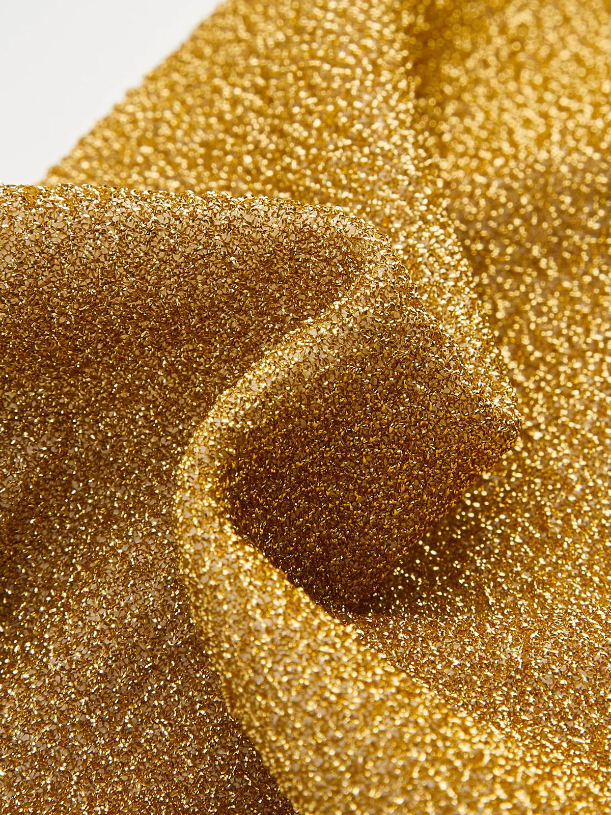 Metallic Bow Bandeau Bikini Top - Takermore