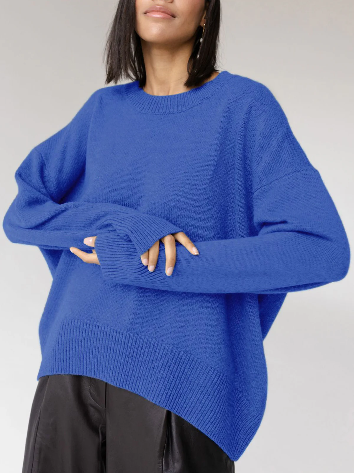 Candyfloss Oversized Pullover Sweater - Takermore
