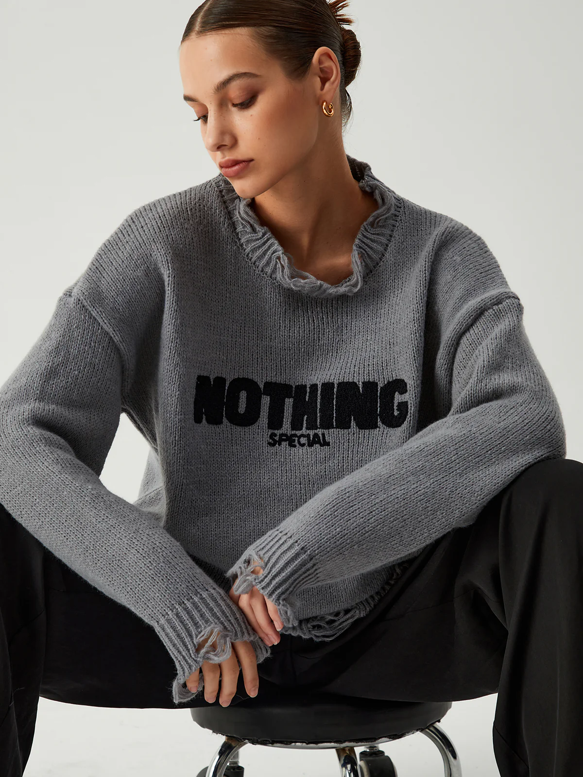 Nothing Special Ripped Sweater - Takermore