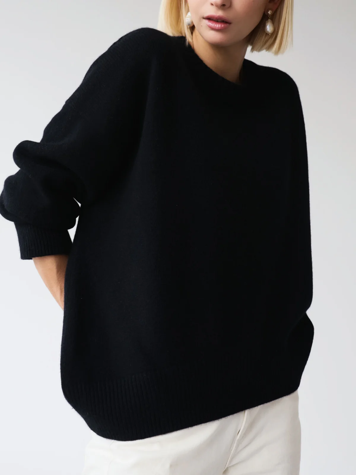 Candyfloss Oversized Pullover Sweater - Takermore