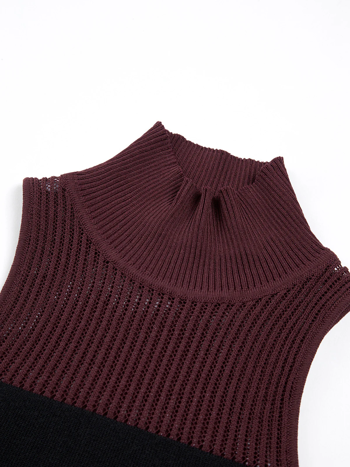 Combination Mock Neck Tank Top - Takermore