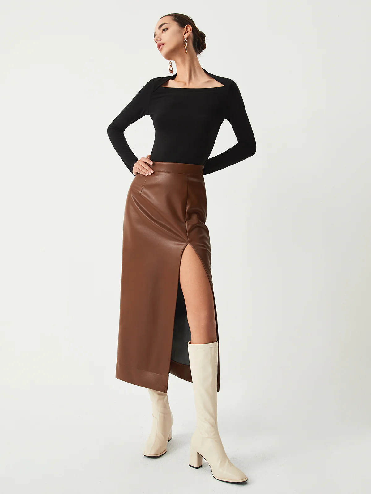 Solid Long Sleeve Shirt - Takermore