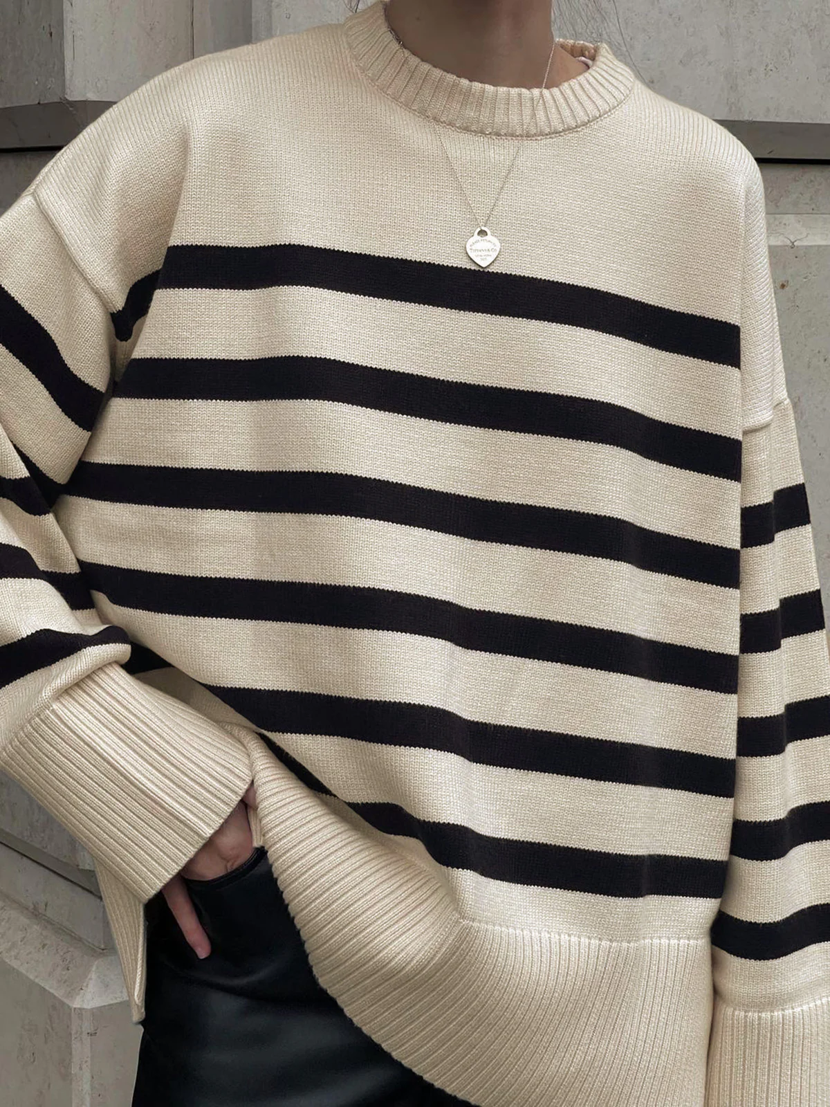 Parisian Stripe Sweater - Takermore