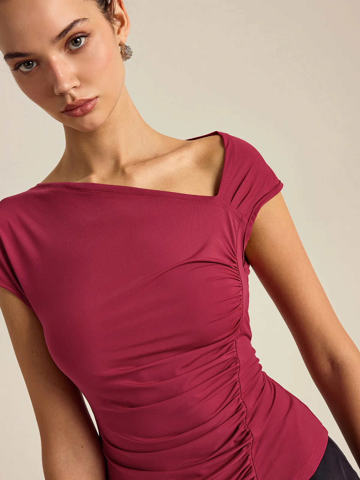 Asymmetrical Design Top - Takermore