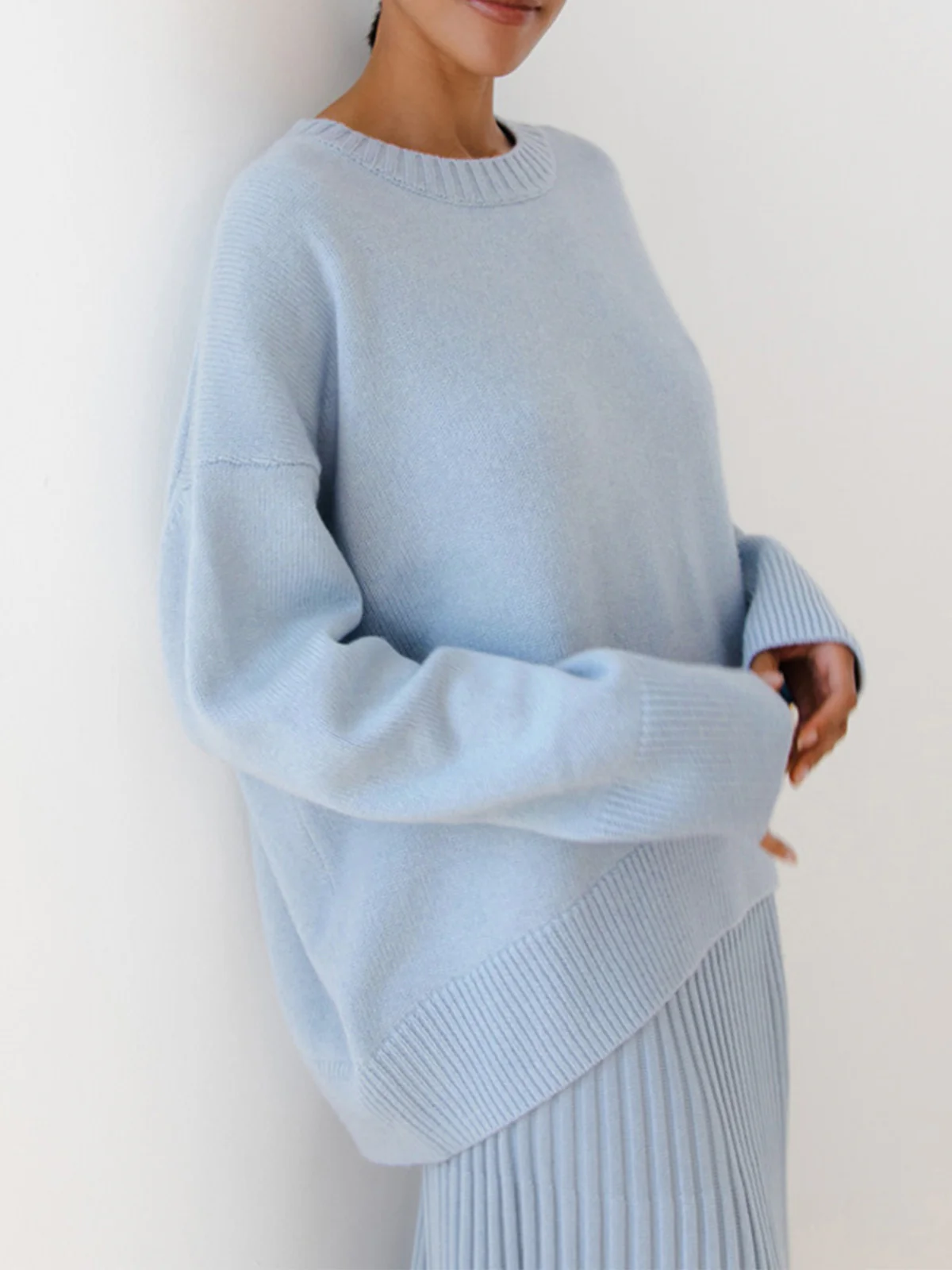 Candyfloss Oversized Pullover Sweater - Takermore