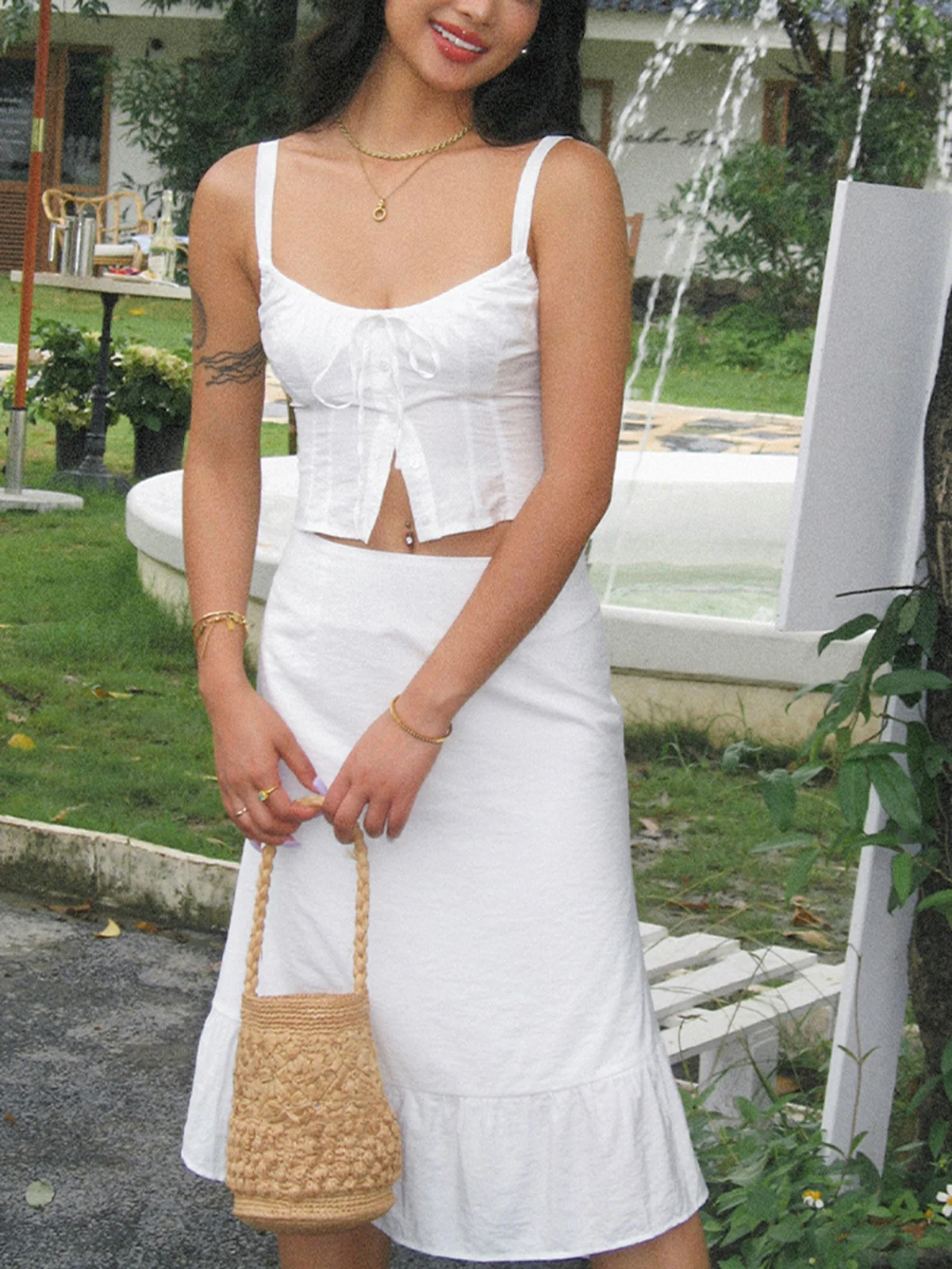 Cowgirl Aesthetics Corset Two Piece Skirt Set - Takermore