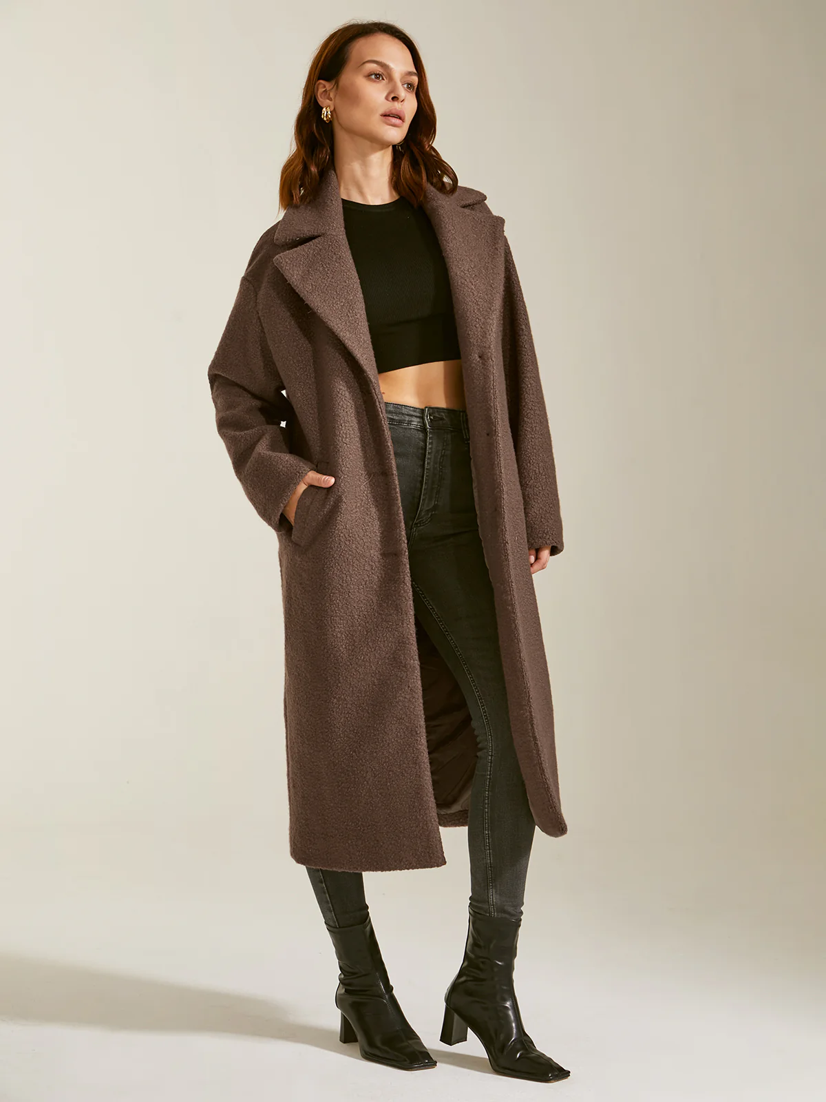 Oversized Essential Long Coat - Takermore