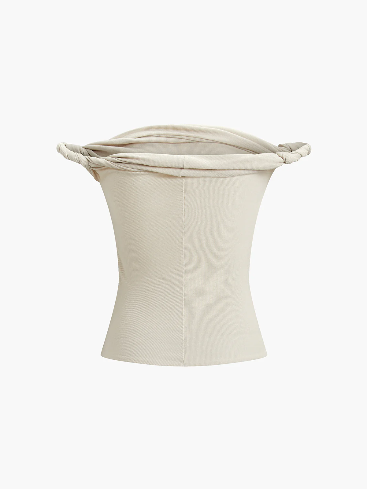 Twisted Strap Off Shoulder Shirt - Takermore