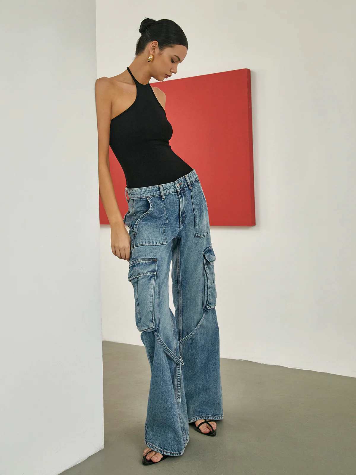 Solid Halter Tank Top - Takermore