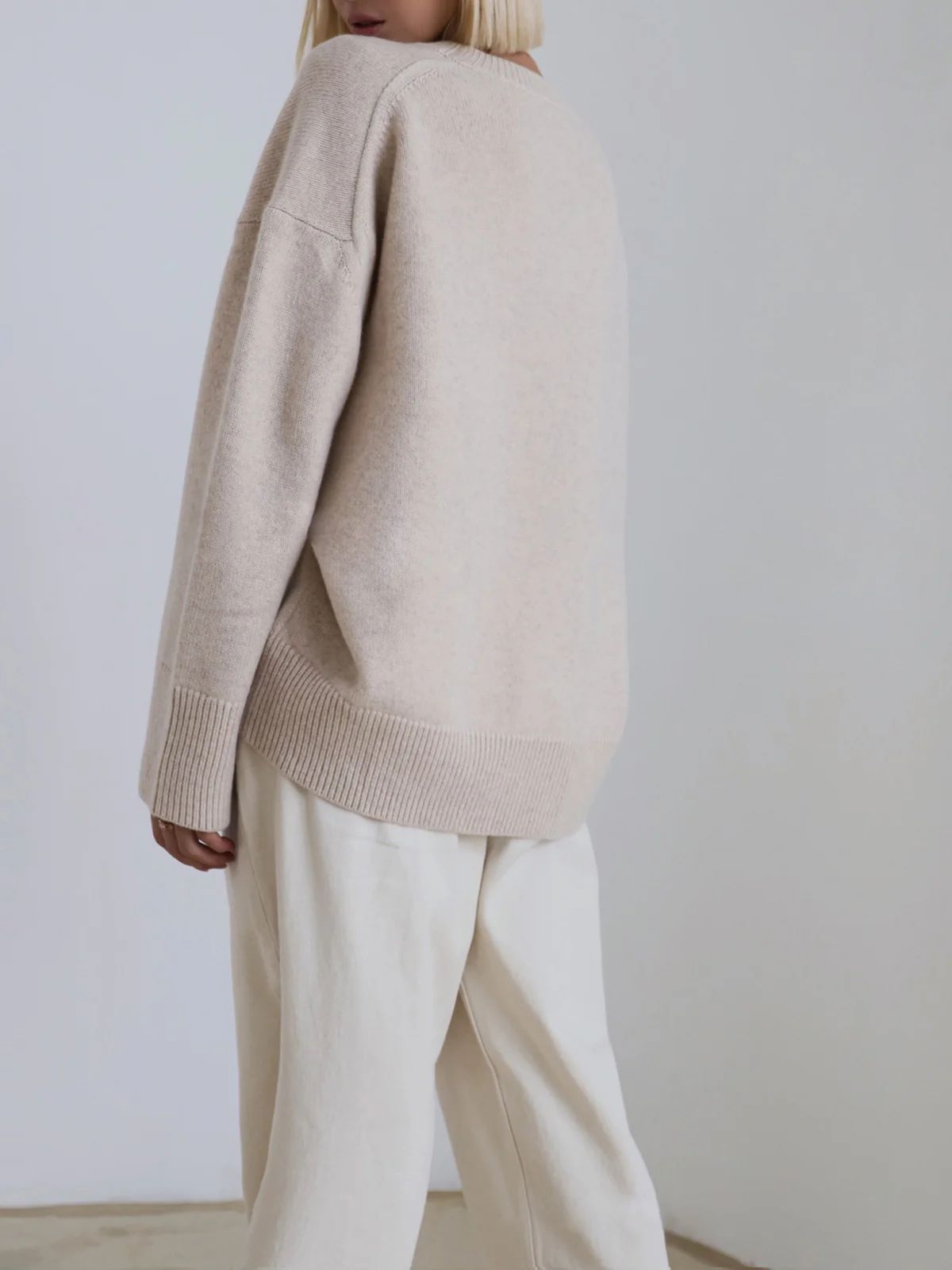 Candyfloss Oversized Pullover Sweater - Takermore