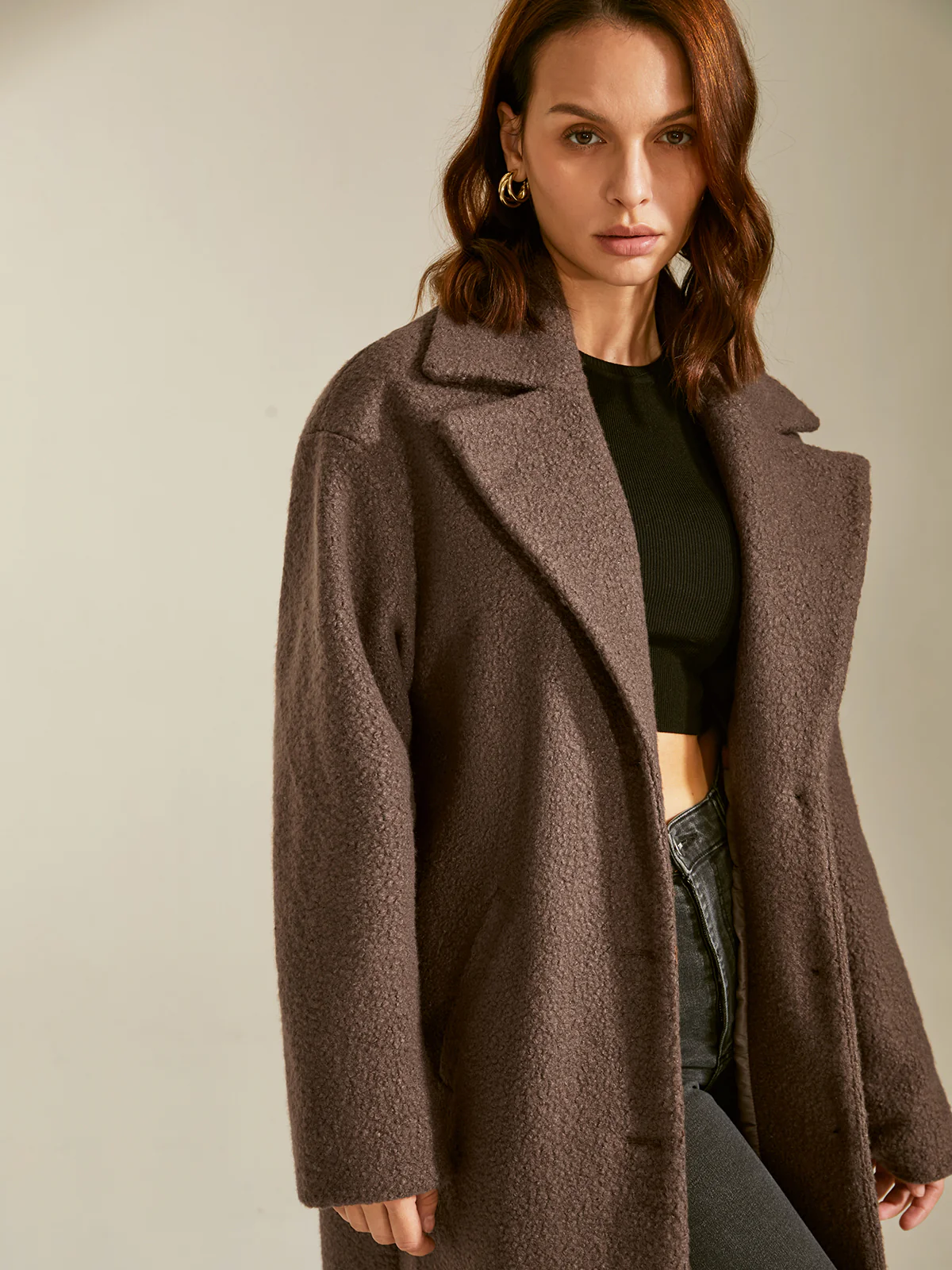 Oversized Essential Long Coat - Takermore