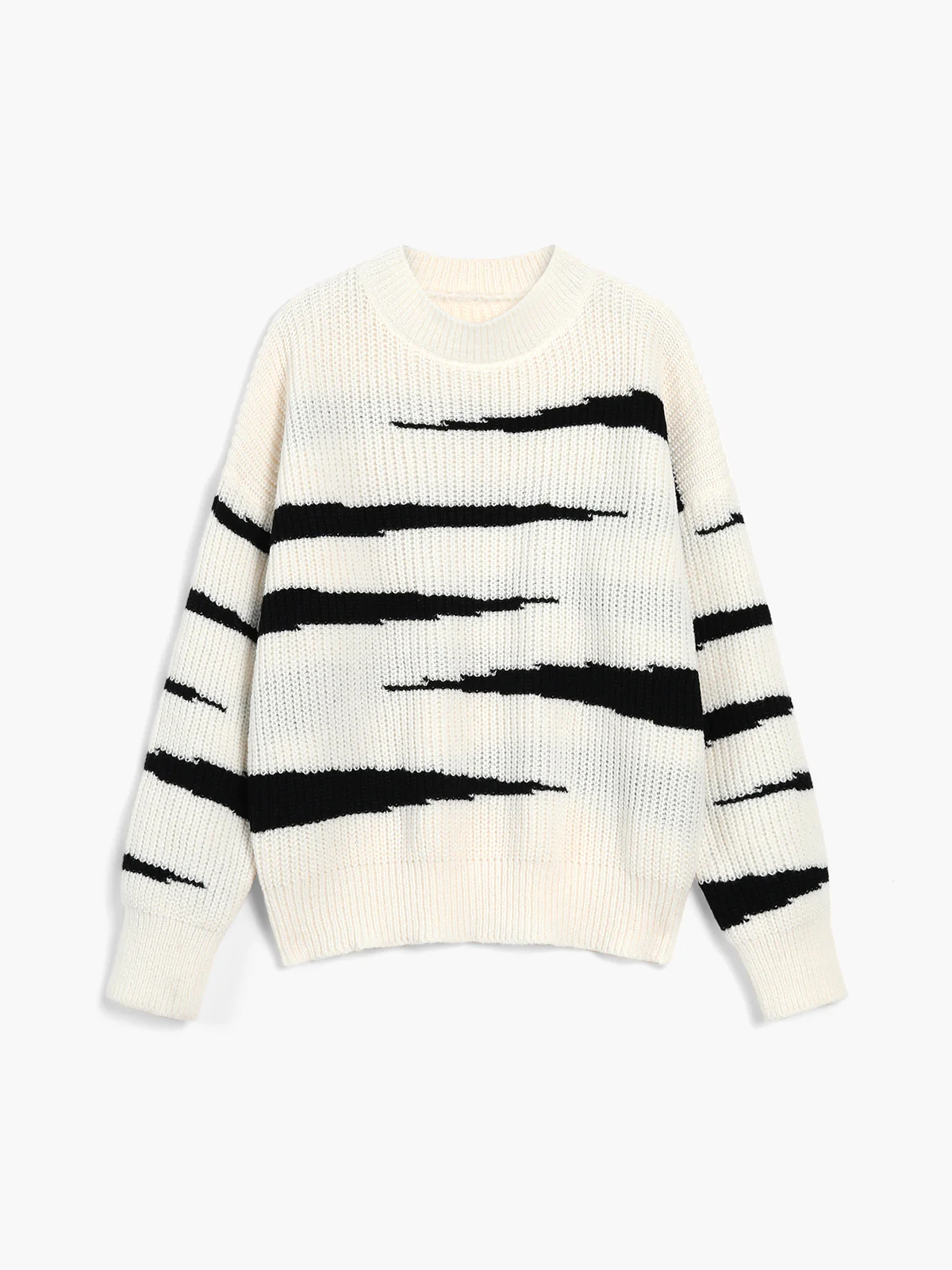 Mountains In Clouds Oversized Sweater - Takermore