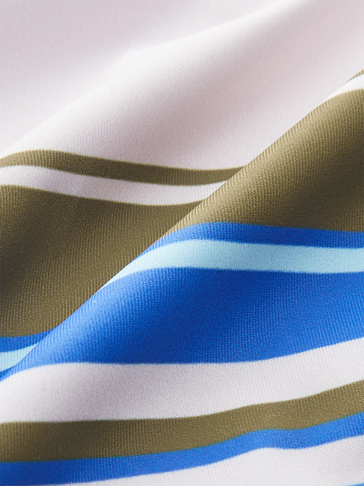 Color-Block Striped Bikini Top - Takermore