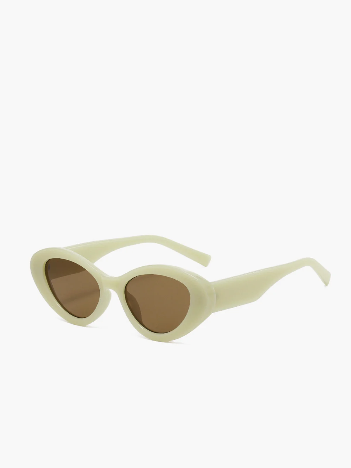 Cream Cat-Eye Sunglasses - Takermore