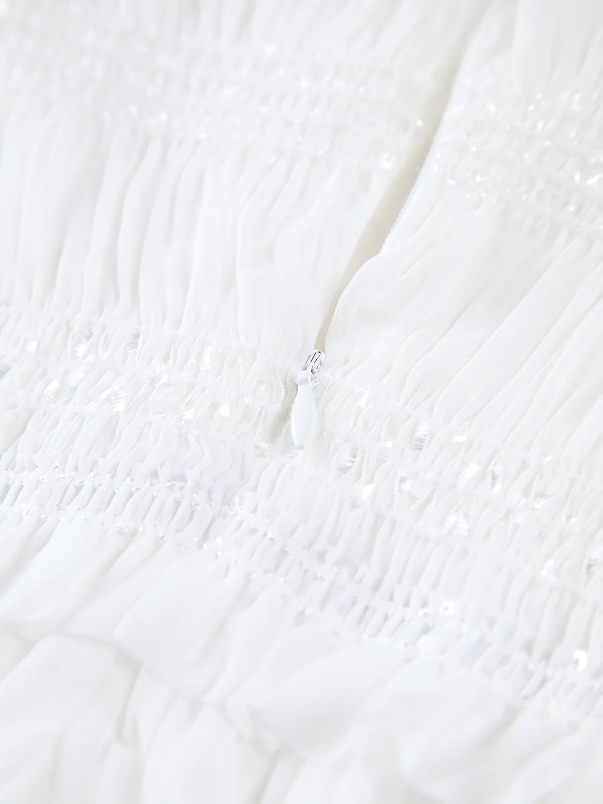 Aegean Ruffle Zippered Midi Dress - Takermore