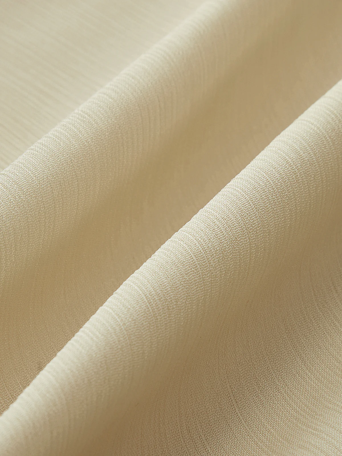 Semi-Sheer Metal Detail Chiffon Ruffled Blouse - Takermore