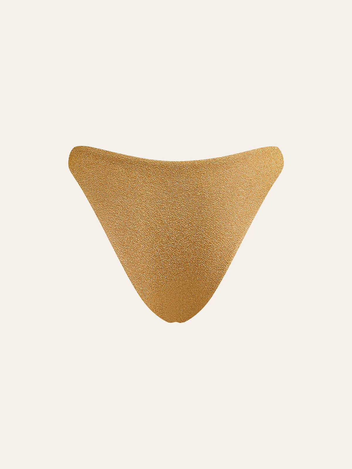 Gold Metallic Detail Bikini Bottom - Takermore