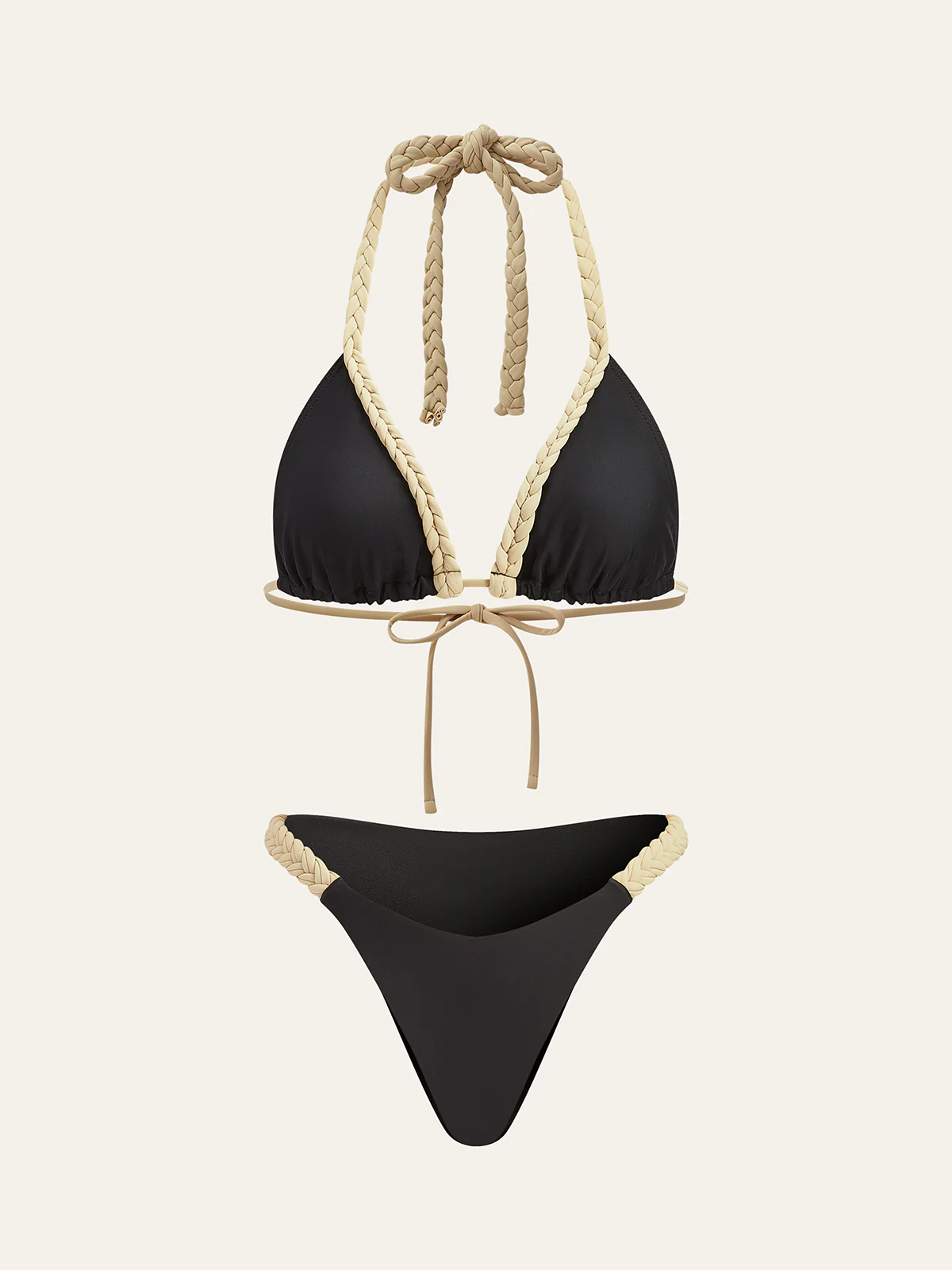 Braided Strap Bikini Set - Takermore