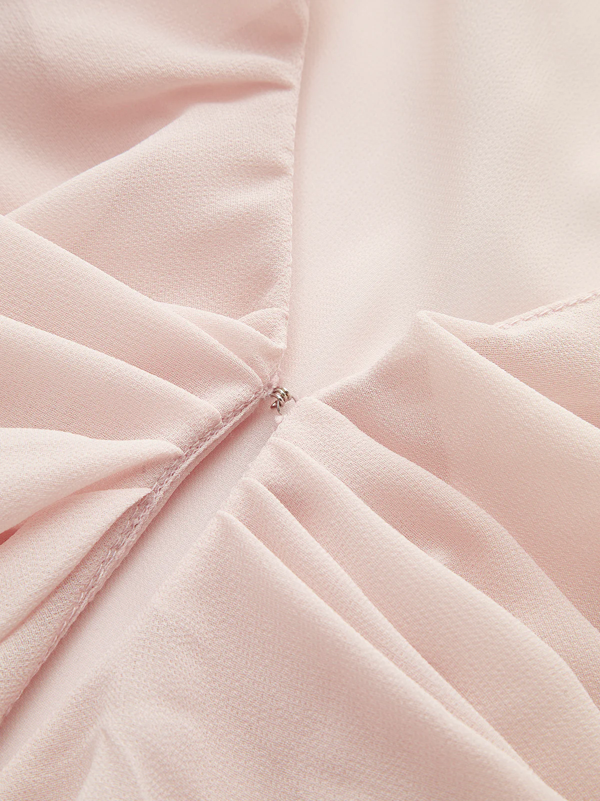 Semi-Sheer Chiffon Ruffled Blouse - Takermore