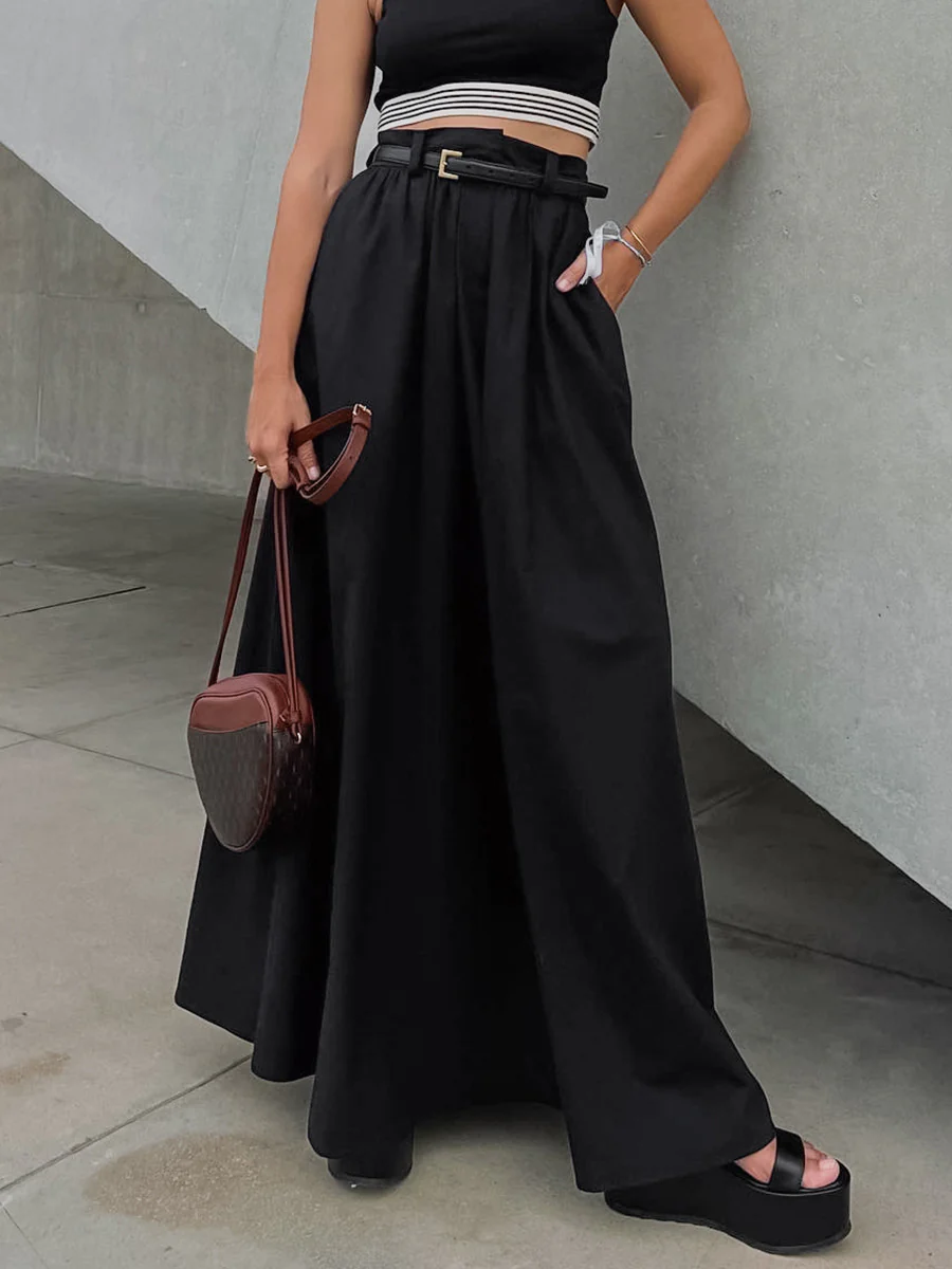 Oversized Street Vibe Maxi Skirt - Takermore