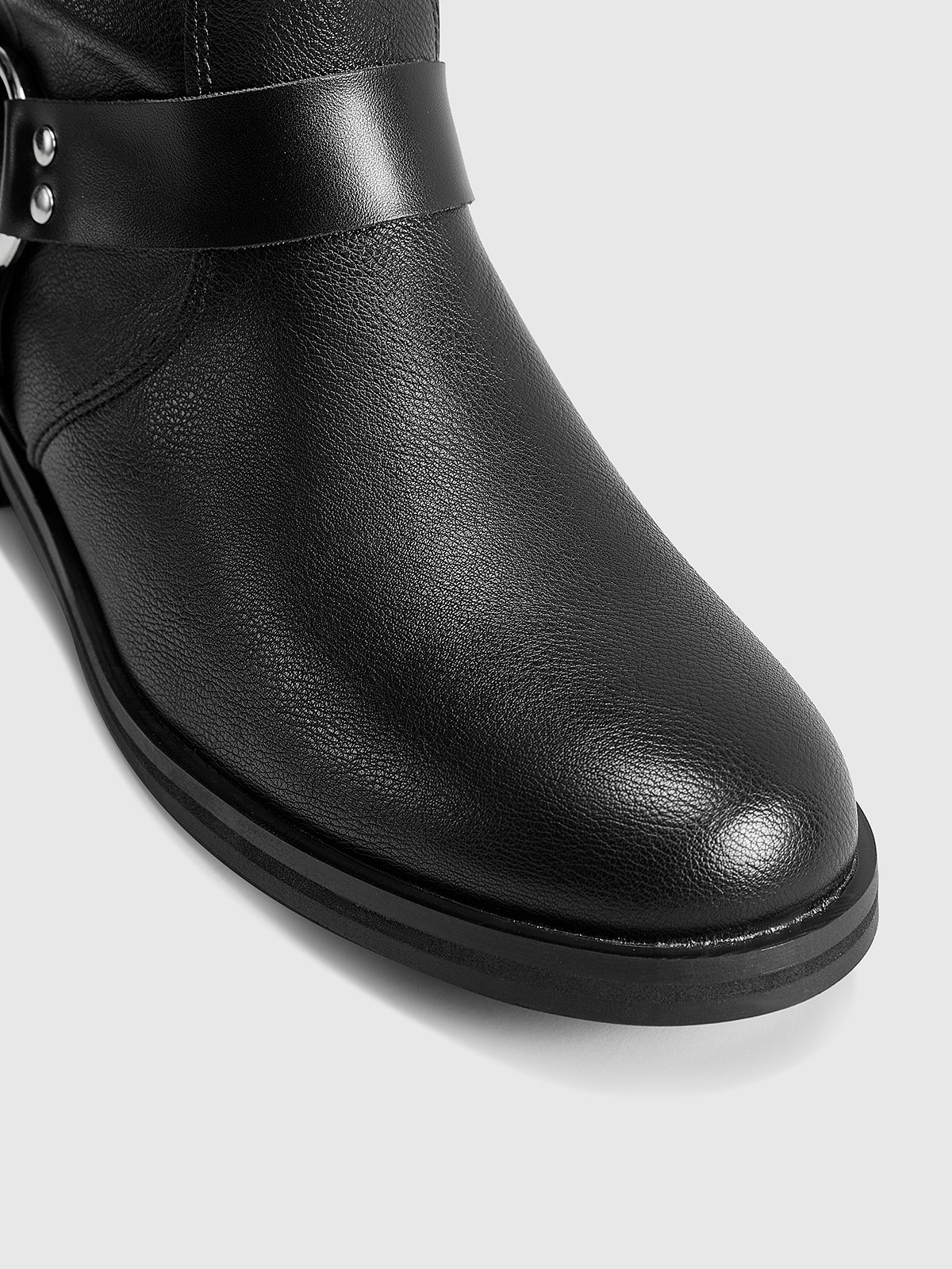 Retro Buckle Knight Boots - Takermore