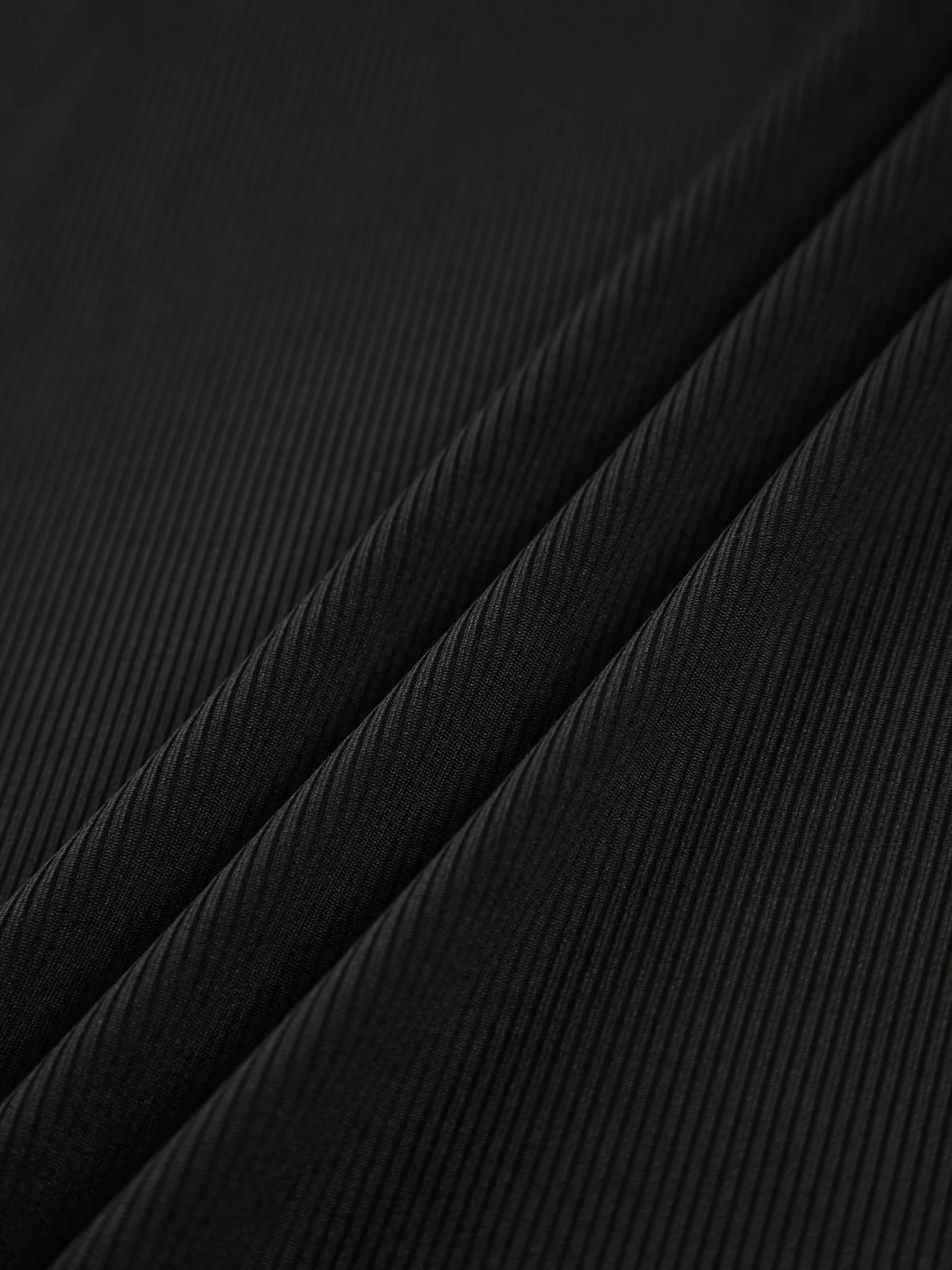 Mock Neck Oblique Cutout Rib Long Sleeve Knit Top - Takermore