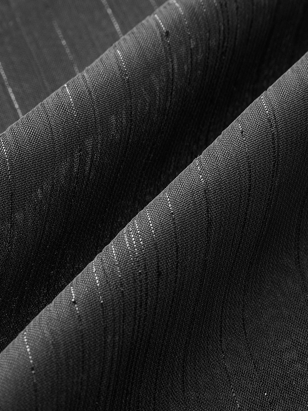 Semi-Sheer Tie-Neck Chiffon Blouse - Takermore